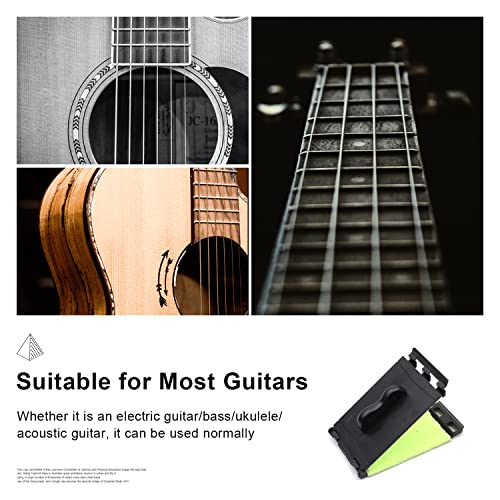 MAXCHEER Guitar String Cleaner Scrubber, Fingerboard Cleaning Cloth, Guitar Fretboard Cleaner Wiper, Cleaning Maintenance Care Kit for Guitar/Bass/Mandolin/Ukulele（2 Pack） - Image 5