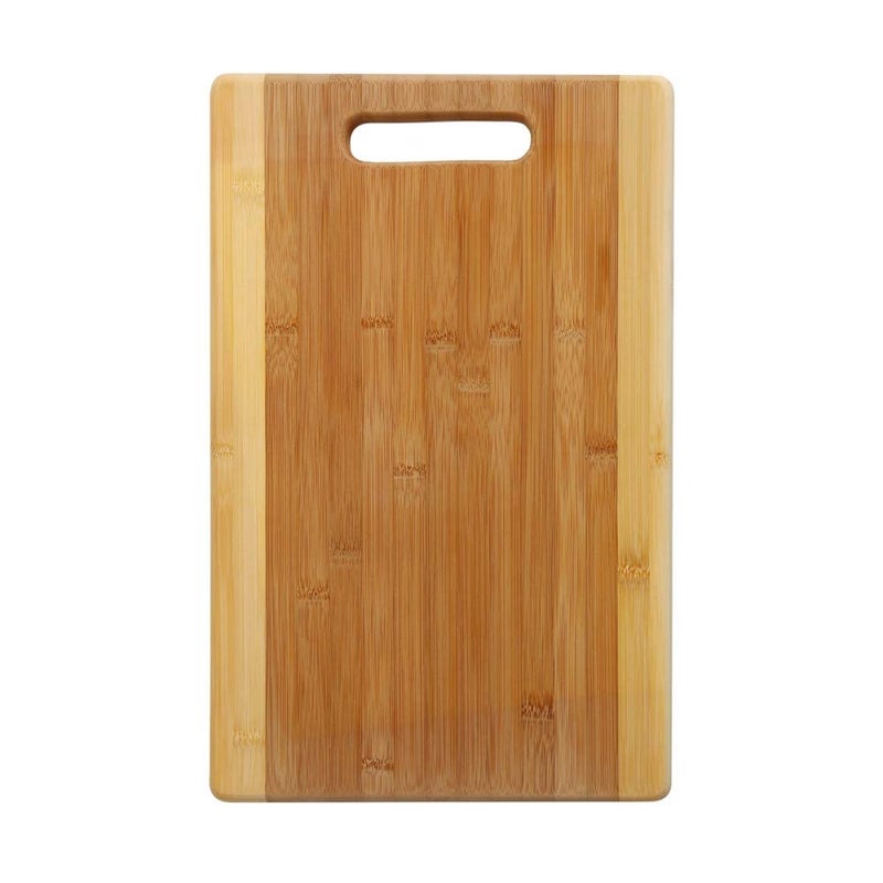 YBM Home Bamboo Cutting Board with Handle for Food Prep Meat and Vegetables 100 Natural Chopping Board and Butcher Block 1 Unit Medium 15L x 10W