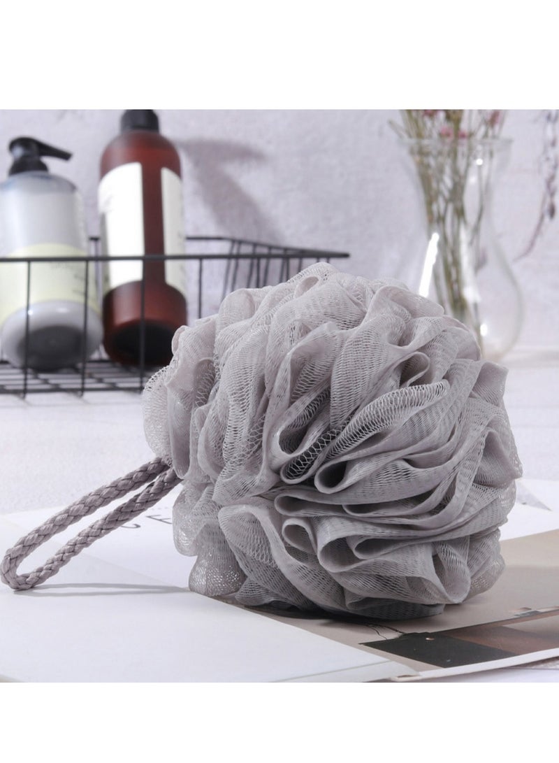 4 قطع إسفنجة استحمام إسفنجة استحمام شبكية ليفة كرة استحمام إسفنجية لتنظيف الجسم - Image 2