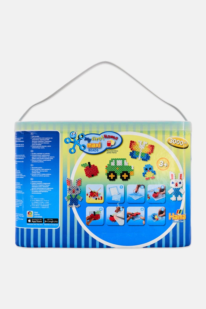 Hama Maxi Beads Pegboard 3000 Pcs In Bucket - Image 4