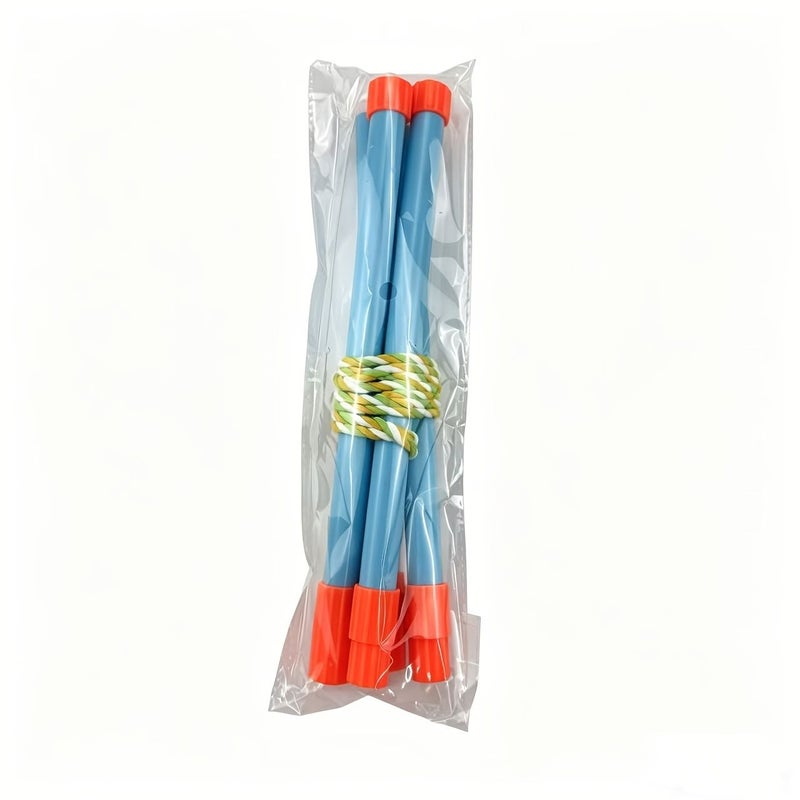 Purple Detachable Double Rod Bubble Ring Prop Big Colorful Bubbles Outdoor Fun - Image 2