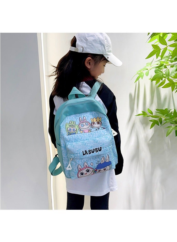 سكت شيكترو حقيبة لابوبو المدرسية للأطفال من رياض الأطفال، بتصميم عصري، بطباعة جذابة، مقاس 24*31*10 سم. - Image 2