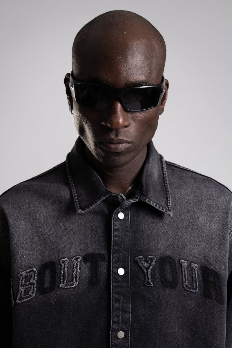 Catch Embroidered Denim Shirt - Image 2