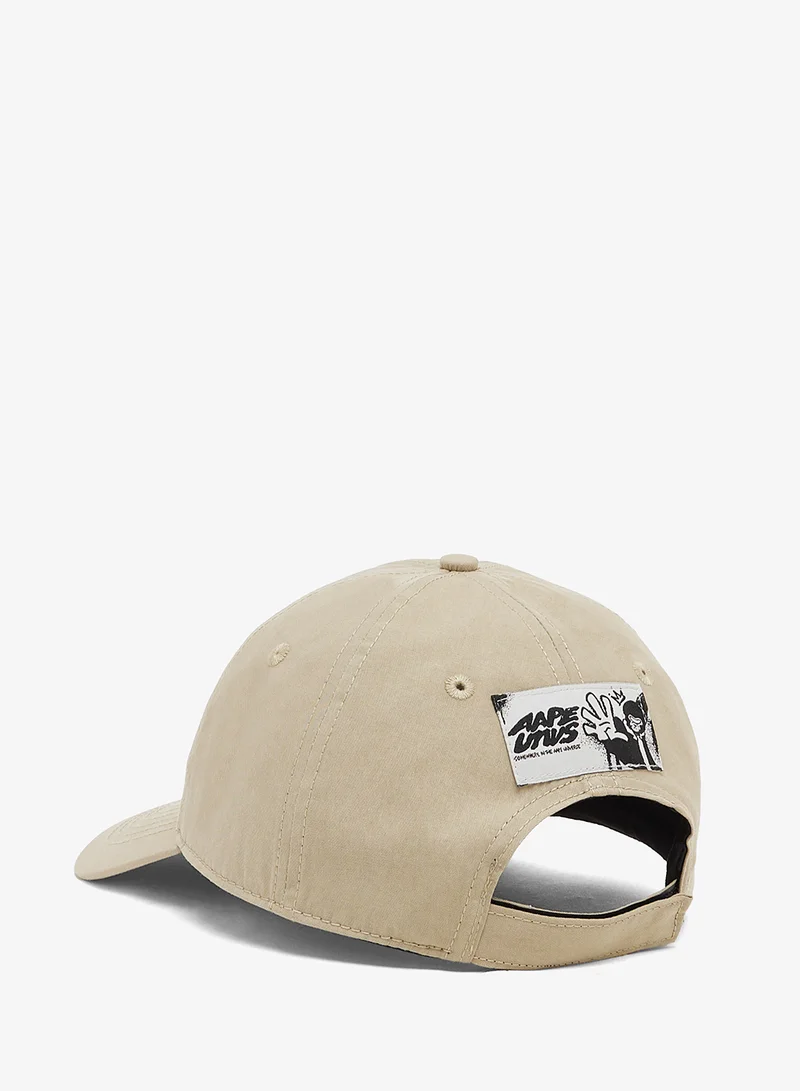 AAPE Moonface logo patch cap