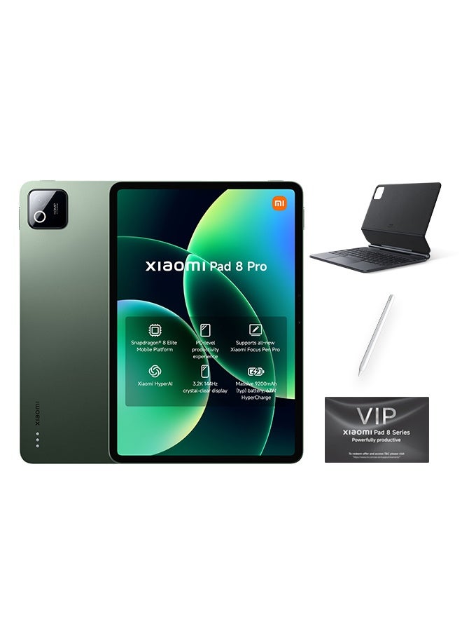 Xiaomi Pad 8 Pro Green 12GB RAM 512GB WiFi with Free Adaptor, Pen & Keyboard - Global Version - Image 1