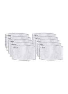 10-Piece 5-Layer Activated Carbon PM2.5 Safety Mask Filter
