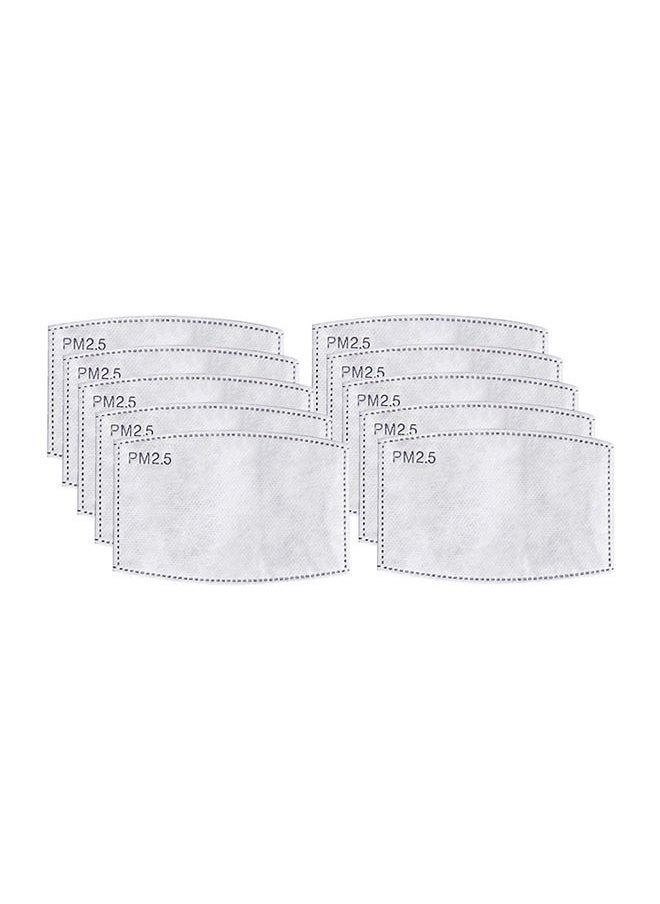 NIBEMINENT - 10-Piece 5-Layer Activated Carbon PM2.5 Safety Mask Filter - Image 1