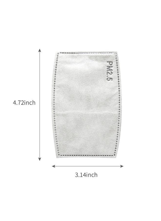 NIBEMINENT - 10-Piece 5-Layer Activated Carbon PM2.5 Safety Mask Filter - Image 1