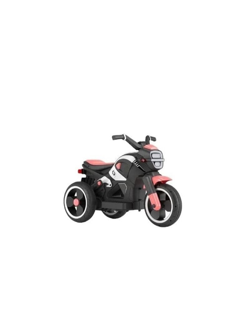 Ntech NTECH New Model Children Ride on Toy With Music Light 3 Wheels Rechargeable Battery Car Baby Motorbike 2-7year Boy & Girl Can Sit In Toy Car Scooter Kids Electric Motorcycle, color Pink  - Image 1