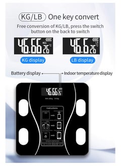 Iscale Weight Scale With Bluetooth,Wireless Scale for Body Weight, Body Composition Analyzer with Smartphone App for 14 Key Body Indicators(BMI/Weight/Body Fat/Resting Heart Rate)  - Image 4