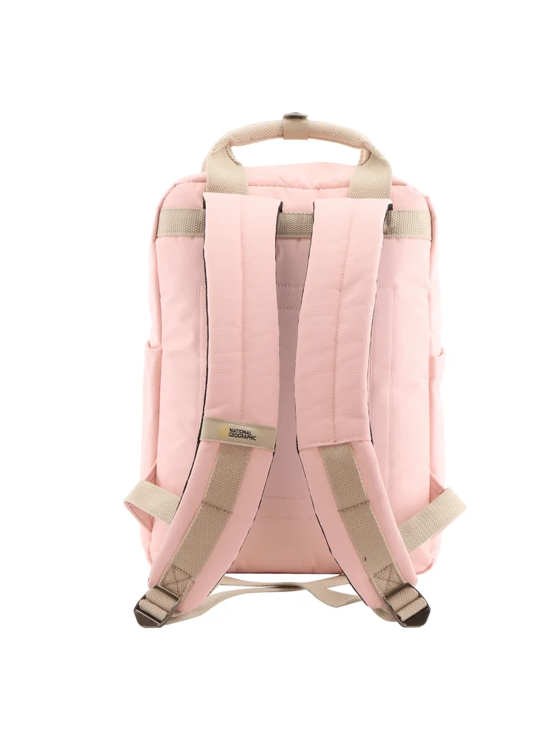 NATIONAL GEOGRAPHIC National Geographic LEGEND Large Backpack Pink For Men And Women, Durable Water Resistant Padded Laptop Casual Daypack, Bag For School College Office Leisure Outdoor Travel