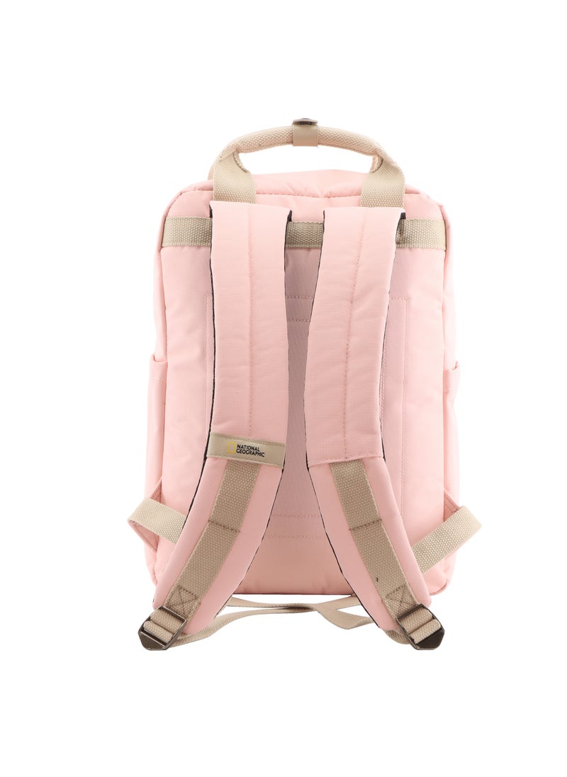 NATIONAL GEOGRAPHIC National Geographic LEGEND Large Backpack Pink For Men And Women, Durable Water Resistant Padded Laptop Casual Daypack, Bag For School College Office Leisure Outdoor Travel  - Image 3