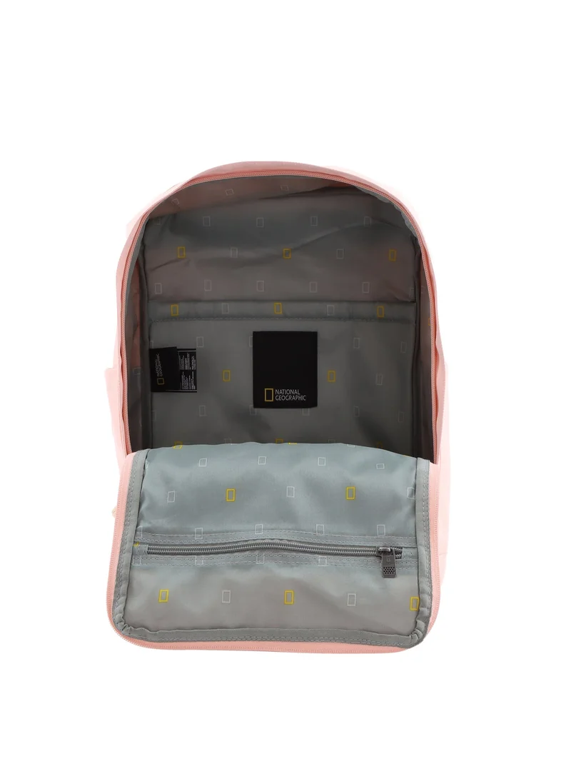 National Geographic 15 National Geographic LEGEND Small Backpack Pink For Men And Women, Durable Water Resistant Padded Laptop Casual Daypack, Bag For School College Office Leisure Outdoor Travel  | Best Price UAE