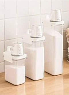 Generic Clear Acrylic Sealed Healthy Legume Storage Containers, Cereal Dispenser, Grain Storage Box, Rice Dispenser, Cereal Dispenser, Kitchen Organizer (2800ml) 