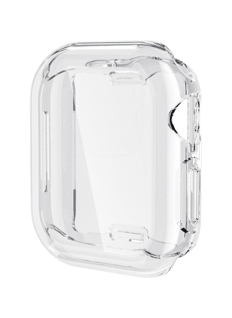 Youque - 3PCS TPU Full Cover HD Screen Protector Case for Apple Watch Series 10 46mm Clear/Black/Blue - Image 1