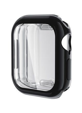 3 قطع من واقي الشاشة عالي الدقة من مادة TPU بغطاء كامل لساعة Apple Watch Series 11 46 مم/Series 10 46 مم شفاف/أسود/أزرق - view 3