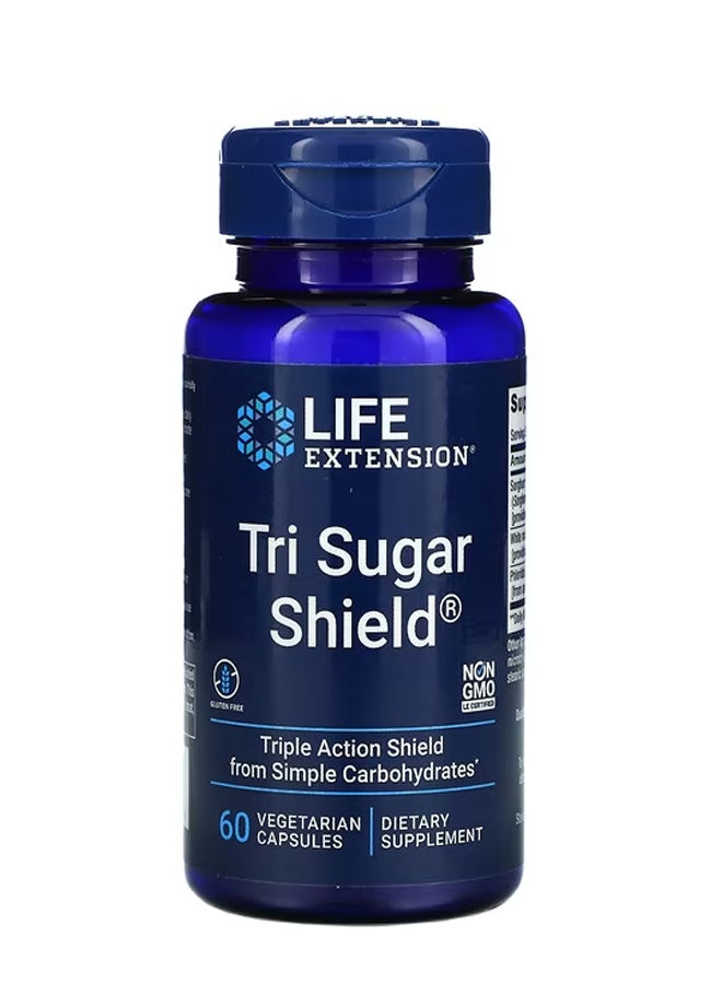 60 كبسولة نباتية Tri Sugar Shield
