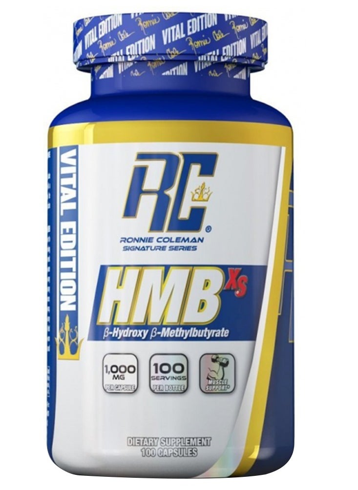 RONNIE COLEMAN RC, HMB XS, 100 Caps, 50 Servings 