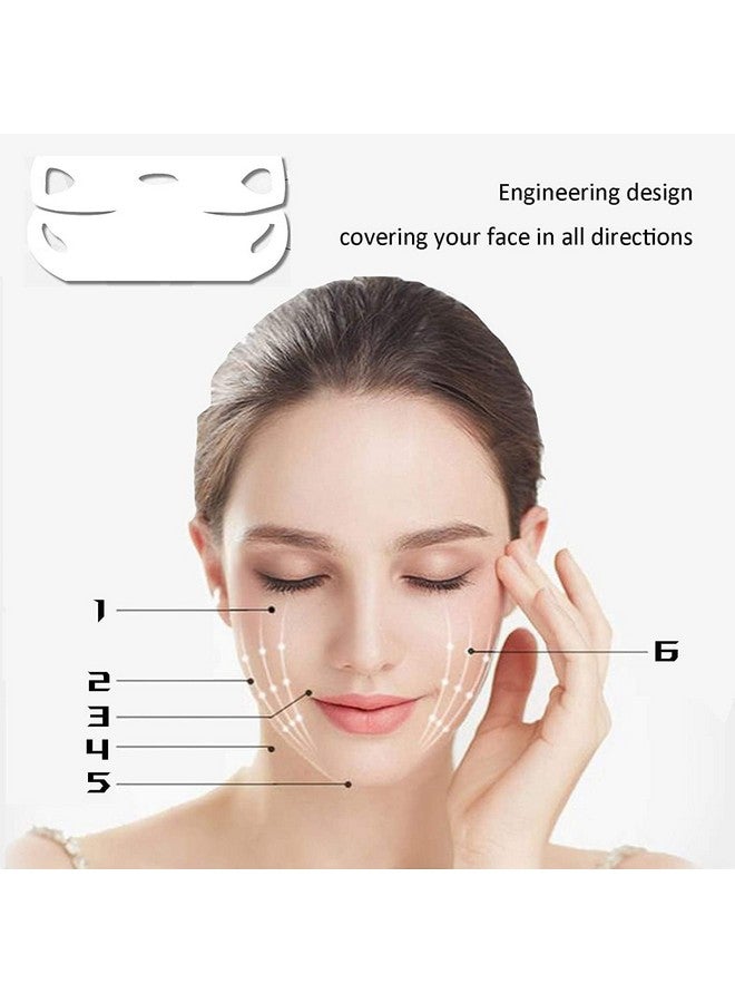 JHEPCOIN V Shaped Slimming Face Mask Chin Up Patch for Firming Tightening and Moisturizing Skin For Women V Line Lifting Face Mask, Double Chin Reducer Mask For Women (Pack of 1) - Image 4