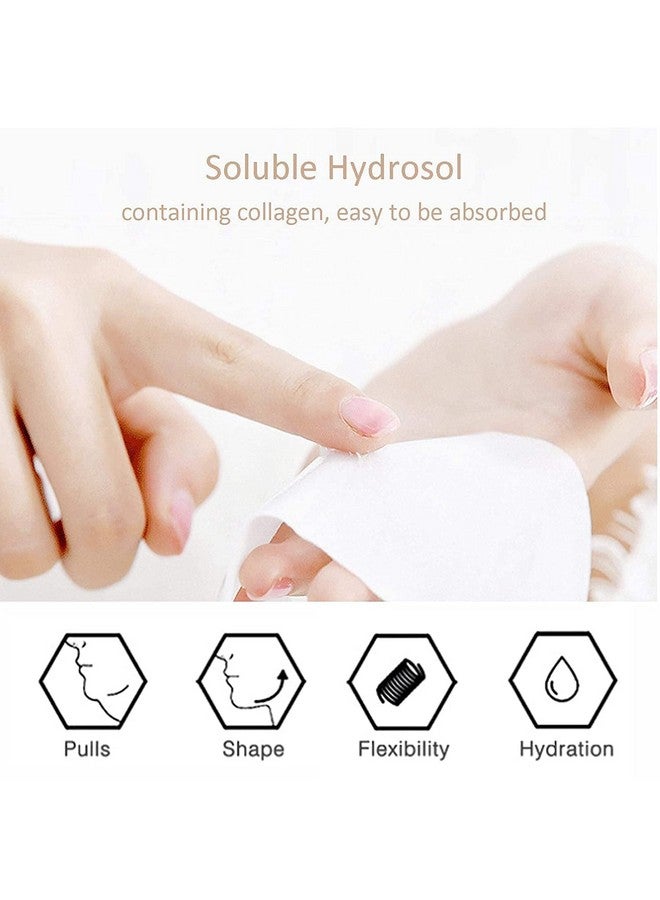 JHEPCOIN V Shaped Slimming Face Mask Chin Up Patch for Firming Tightening and Moisturizing Skin For Women V Line Lifting Face Mask, Double Chin Reducer Mask For Women (Pack of 1) - Image 5