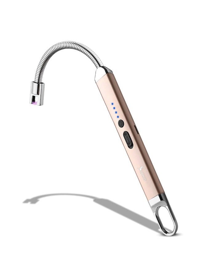 SUPRUS Lighter Rechargeable USB Lighter Arc Electric Lighetrs Candle Lighter for Camping Cooking (Champagne Gold) - Image 1