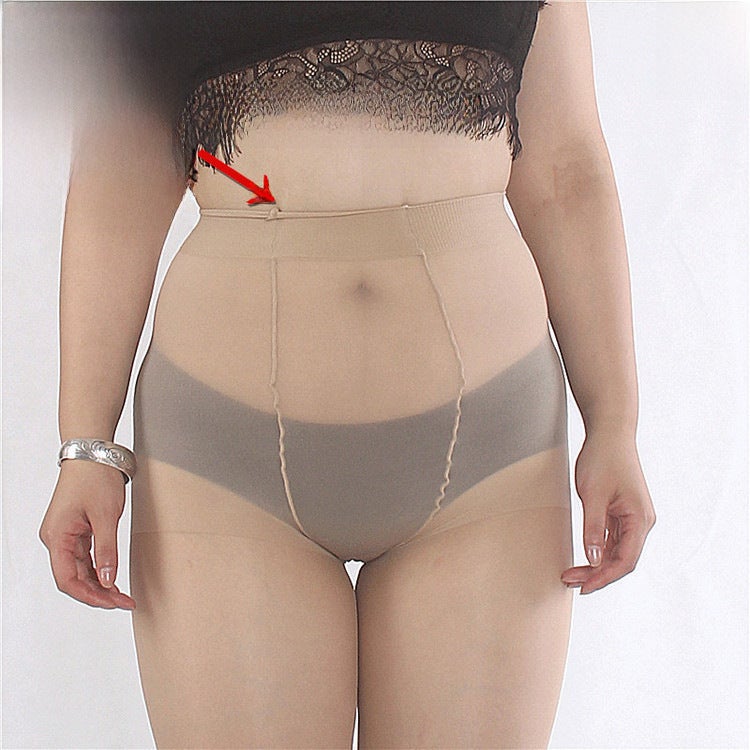 plus size bottomings 100.00kg do not fall off the file spring and autumn stockings womens thin plus fat black pantyhose Nude