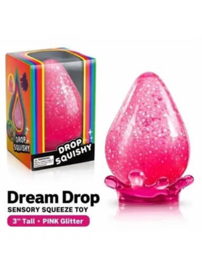 Needoh Dream Drop Stress Relief, Rain Drop Squishies Anxiety Stress Relief, Ice Squishy Stress Cube-Drop Sensory Toys for Kids with Autism, Fidgets for Classroom Prize Toys - Image 1
