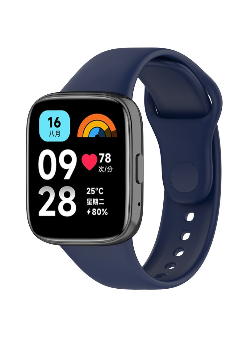 Generic - Straps Compatible with Redmi Watch 3 Active Smartwatch Soft TPU Band for Men, Women,Blue - Image 1