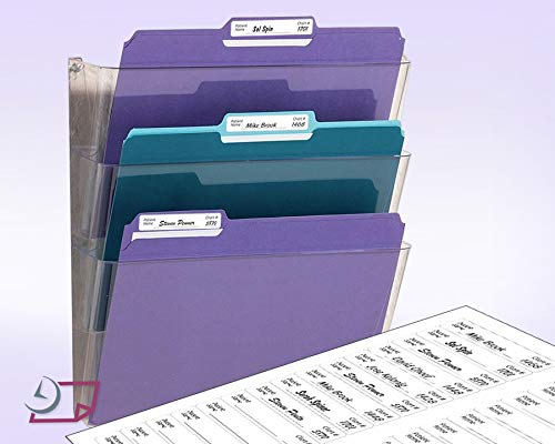 NextDayLabels - Laser/Ink Jet White Labels (2/3" x 3-7/16" - 30 Per Page | 750 Labels) - Image 3