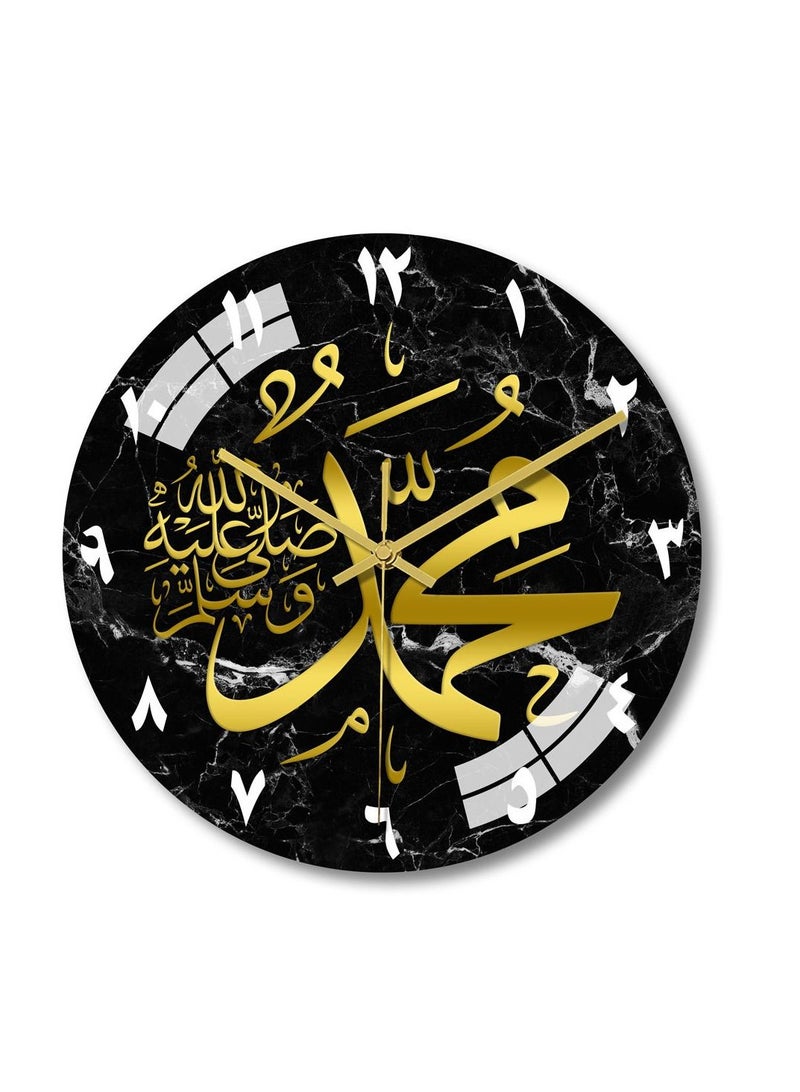Y&D Acrylic Surah Al Ikhlas Wall Clock Islamic Calligraphy Gifts Eid Gift Ramadan Decor Luxury For Home - Image 2