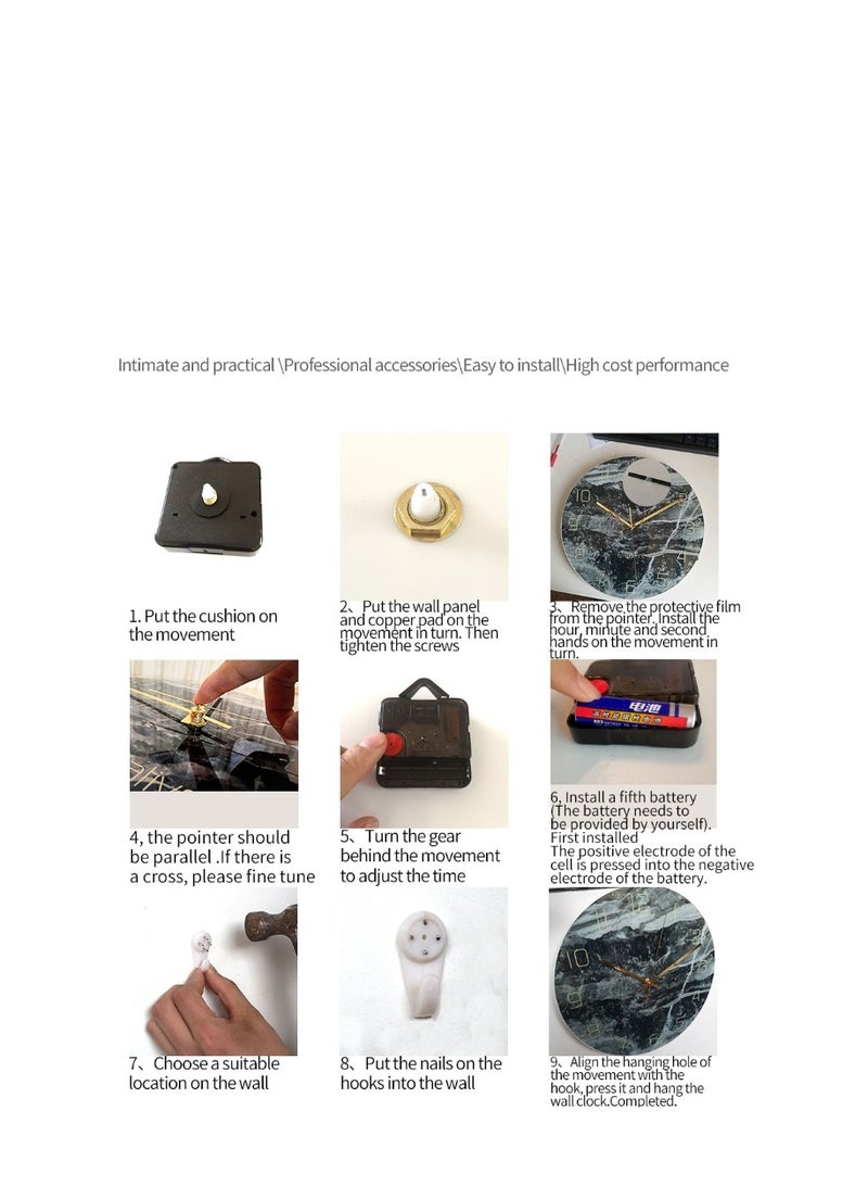 Y&D Acrylic Surah Al Ikhlas Wall Clock Islamic Calligraphy Gifts Eid Gift Ramadan Decor Luxury For Home - Image 4