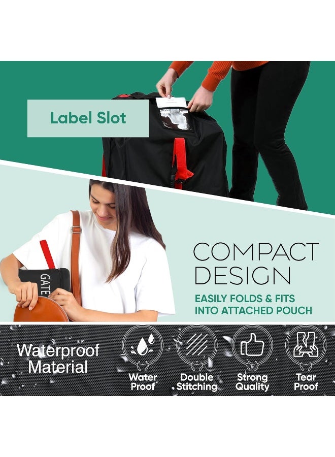 Reperkid Reperkid Car Seat Travel Bag for Air Travel Airplane Backpack Gate Check Bag Cover for Flight Check In - Image 3
