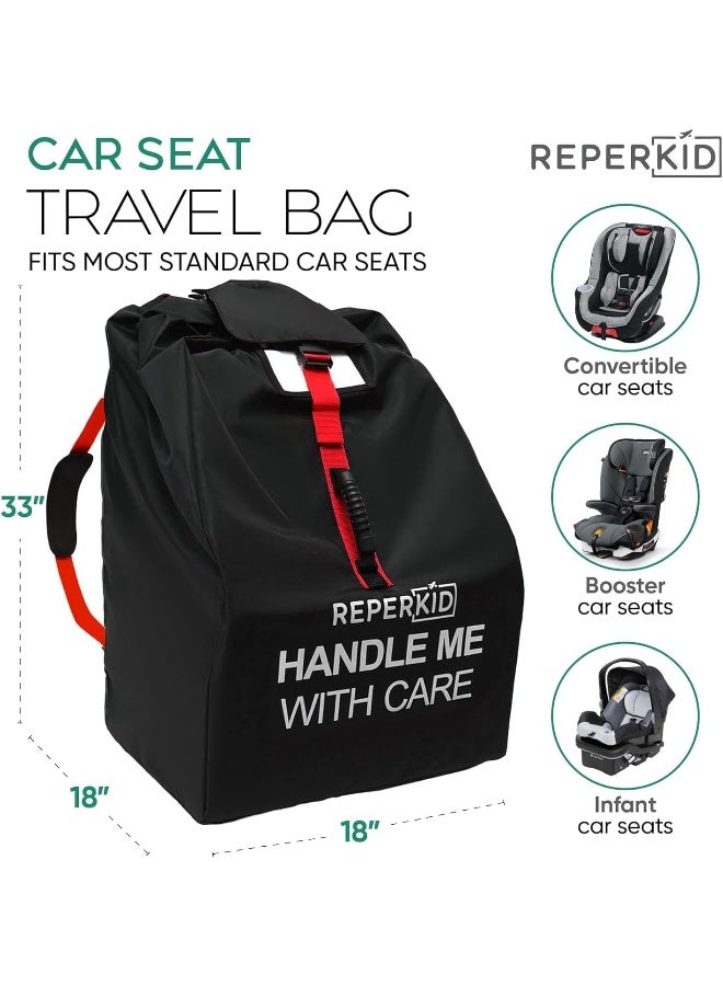 Reperkid Reperkid Car Seat Travel Bag for Air Travel Airplane Backpack Gate Check Bag Cover for Flight Check In - Image 4