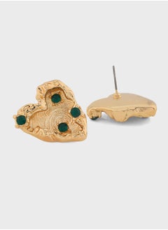 ELLA Heart Stone Earrings  - Image 2
