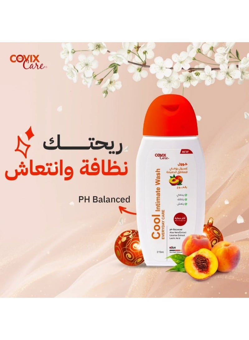 Covix Care Cool Intimate Wash Everyday Care With Aker Fassi Extract - 215 ml - Image 3