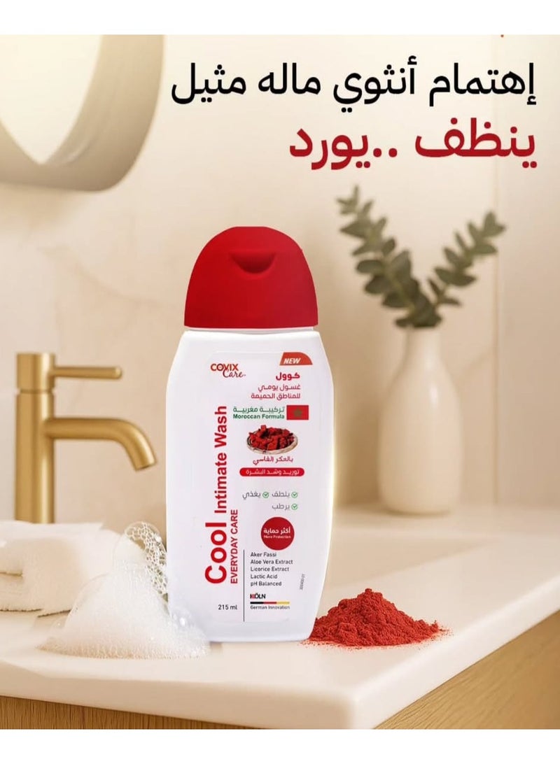 Covix Care Cool Intimate Wash Everyday Care With Aker Fassi Extract - 215 ml - Image 2