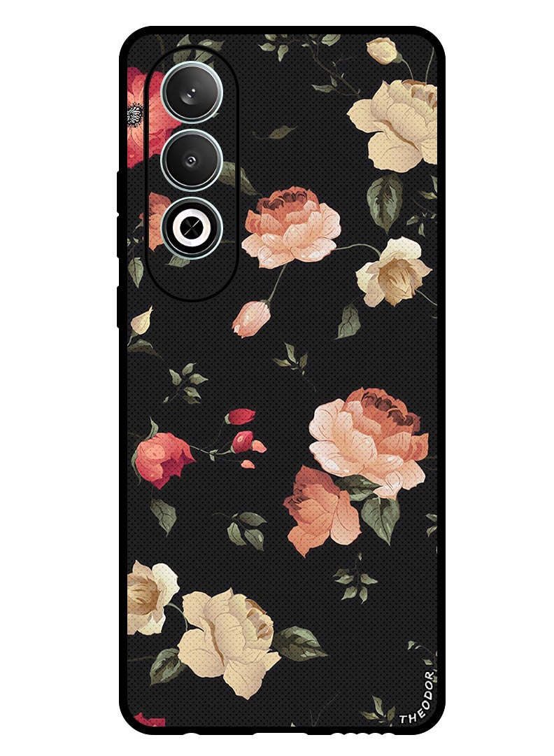 Theodor Protective Case Anti Scratch Shock Proof Bumper Cover For OnePlus Nord CE 4 Colourful Lotus  - Image 1