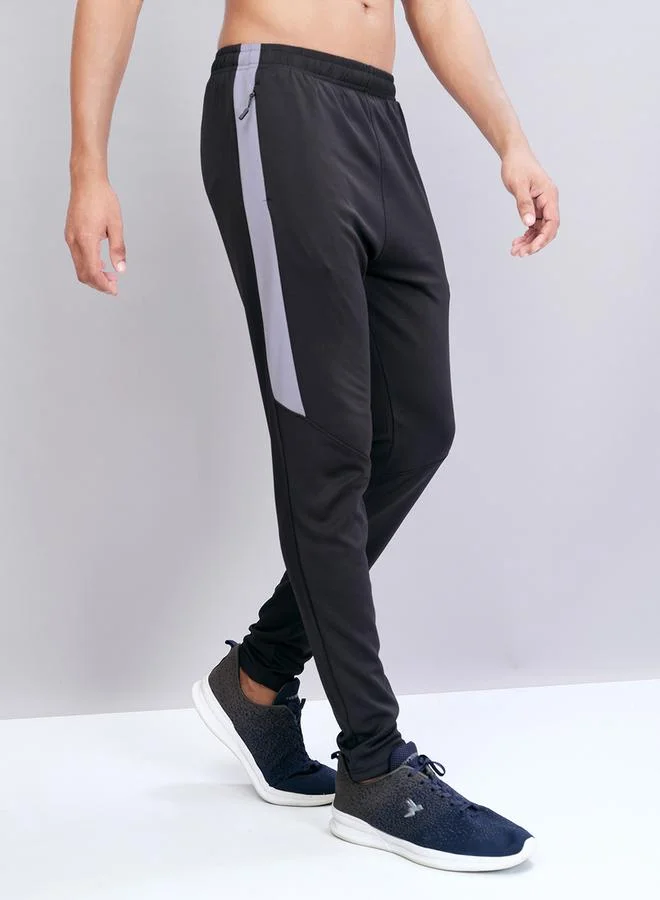 Technosport Men Solid Slim Fit Track Pants with TECHNO DRY