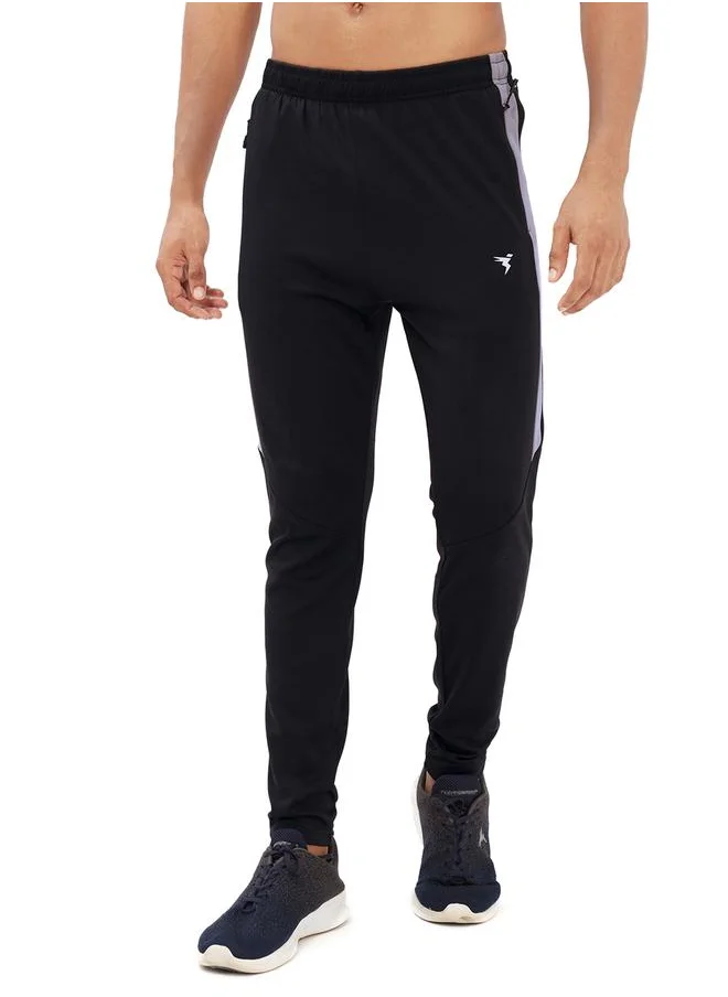 تكنوسبورت Men Solid Slim Fit Track Pants with TECHNO DRY