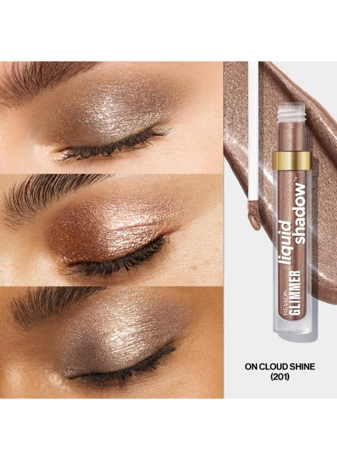 Revlon Glimmer Liquid Shadow 201 On Cloud Shine