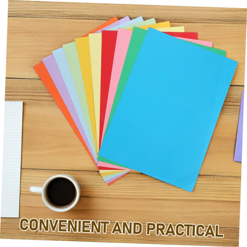 Thick 100 Sheets Colored Paper For Origami Crafts Drawing Printing DIY Projects Double Sided - Image 4