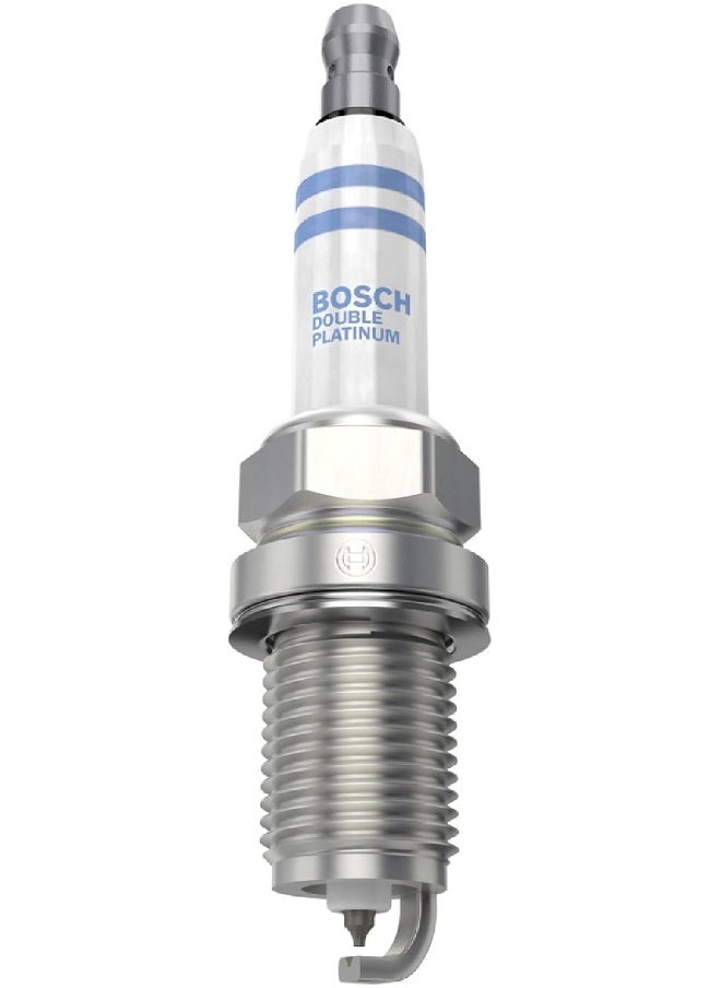 BOSCH BOSCH FR5KPP332S Double Platinum Spark Plug - Up to 3X Longer Life for Select Audi A3 A4 A5 A6 Q3 Q5 Q7 RS5 R8 S4 TT & Volkswagen Beetle CC Eos Golf R GTI Jetta Passat Tiguan (Pack of 1)  - Image 2
