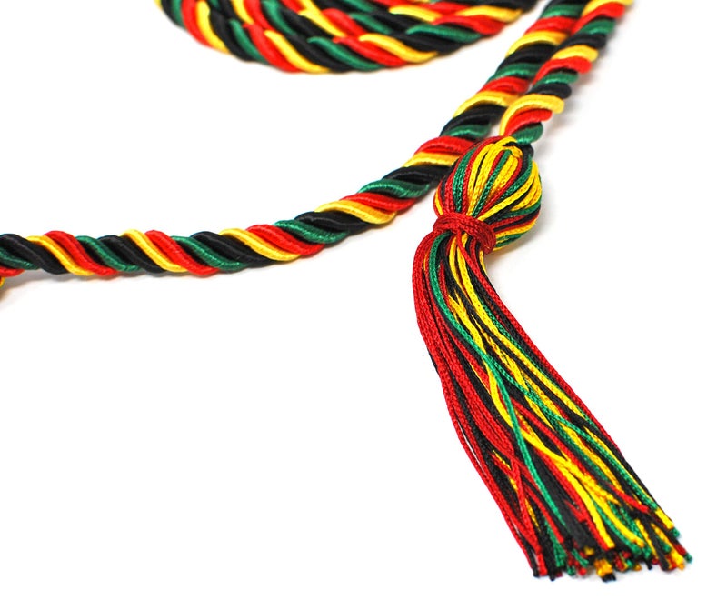 ADVANSYNC Kente Colors Graduation Honor Cords (Kente Colors, 68 inches) - Image 4