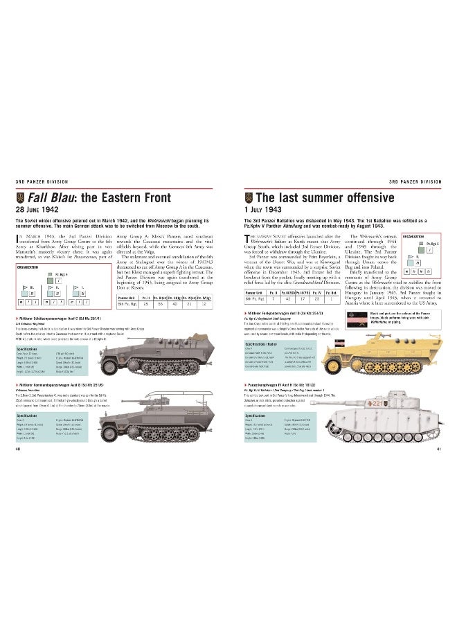 Wehrmacht Panzer Divisions 1939–45: Tanks, Self-Propelled Guns, Halftracks & AFVs