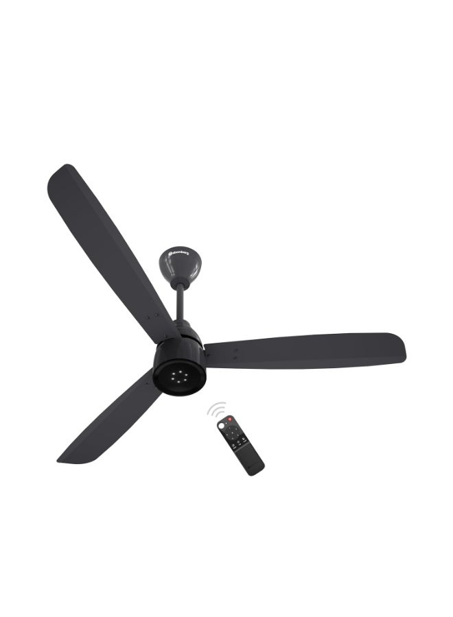 atomberg Renesa Enzel 1200mm BLDC Ceiling Fan with Remote Control | BEE 5 star Rated Energy Efficient Fan | High Air Delivery with LED Indicators| 3 Year Warranty (Pebble Grey) - Image 1