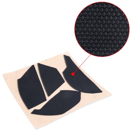 HUYUN Mouse Side Grips Sweat Resistant Pads/Anti Sweat Paste Grip Tape Compatible for Razer Basilisk X Hyperspeed Basilisk Ultimate Basilisk V2 Gaming Mouse - Image 4