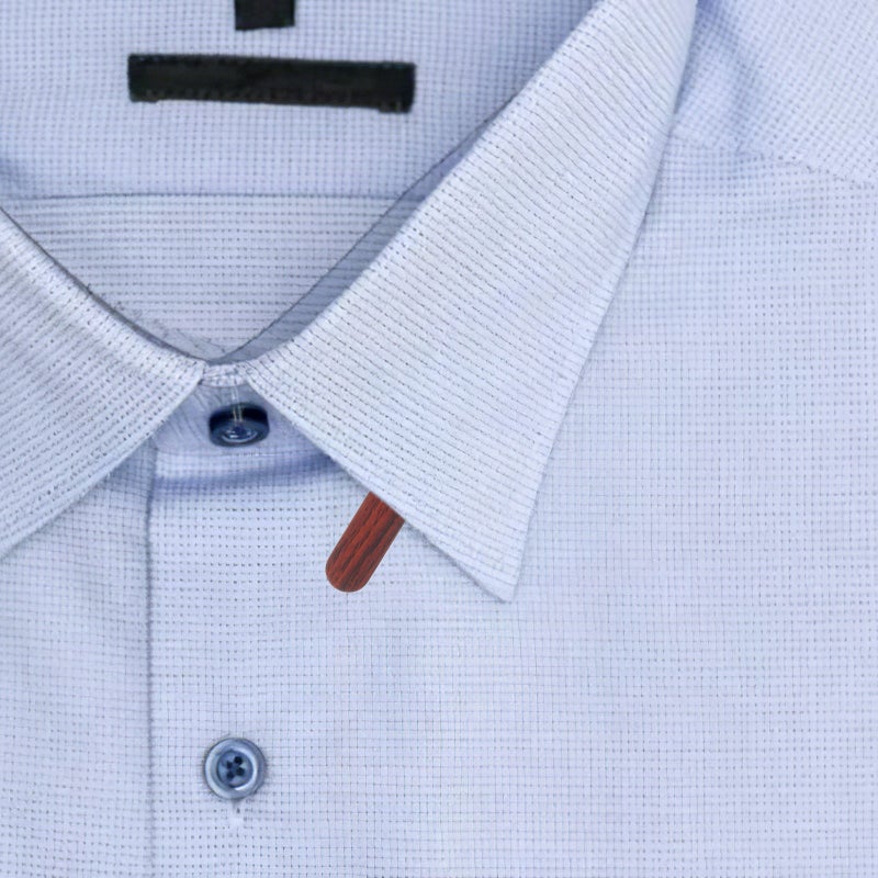 👕 قمصان رسمية مع دعامات طوق بنمط حبوب الخشب لتعزيز الثبات لمختلف أنواع الطوق - Image 3