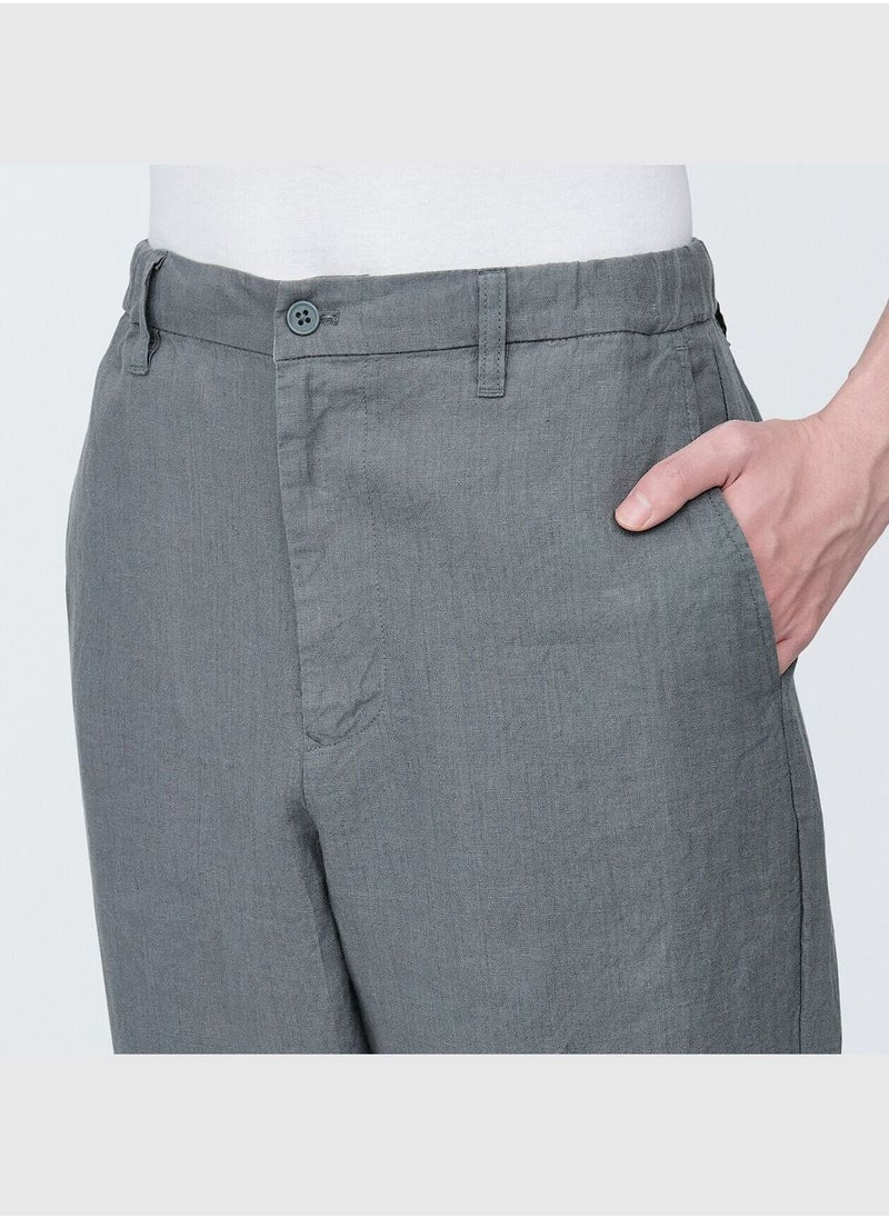 MUJI Linen Tapered Pants  - Image 5