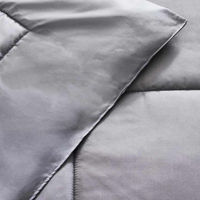 Pan Home طقم لحاف قابل للعكس للبالغين - فضي/رمادي - Image 3