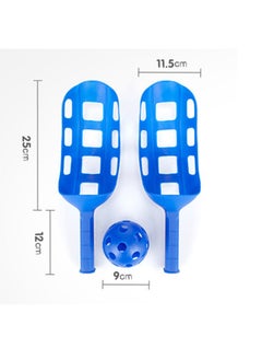 Generic Children's Throwing And Receiving Ball Sensor System Training Equipment Kindergarten Parent-child Outdoor Sports Receiving And Receiving Tao Tao Hand-eye Coordination Toys-Color:Orange 2 Beat 1 Ball  - Image 2